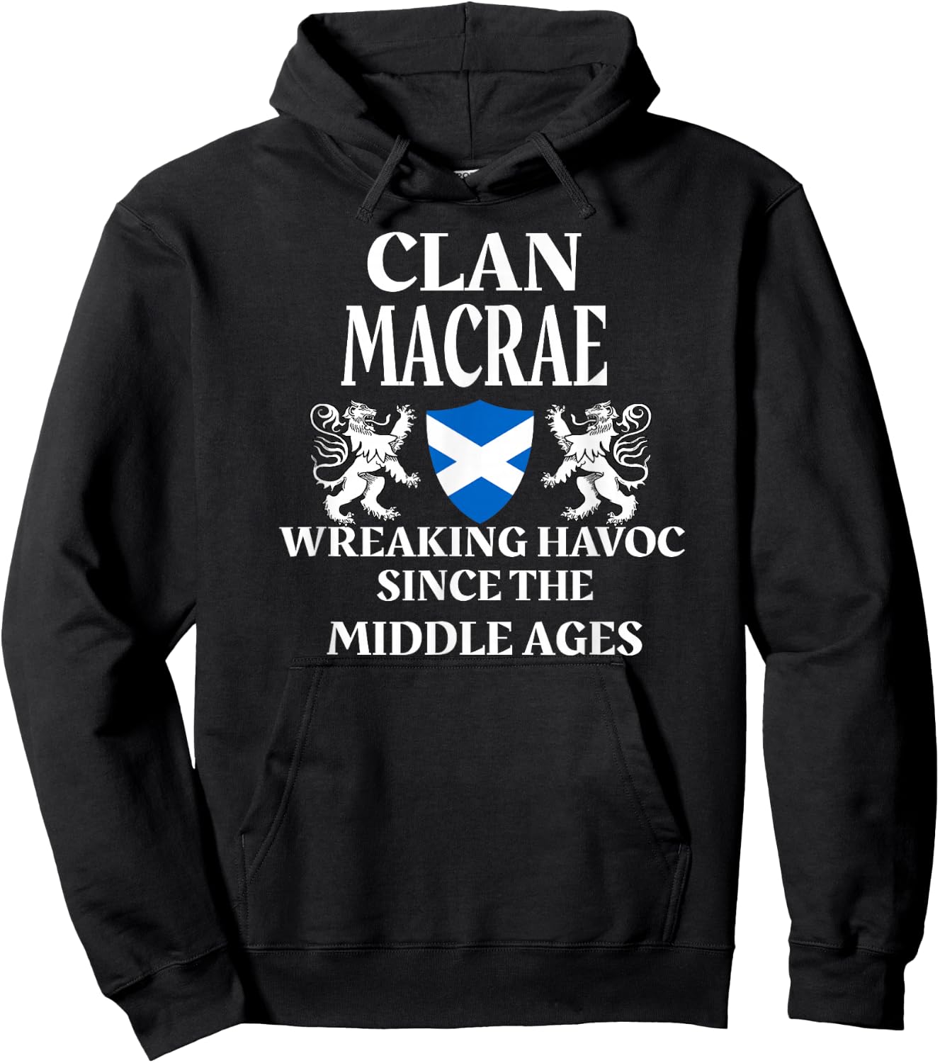 MacRae Scottish Family Clan Scotland Name Hoodie - Hoodie | Black