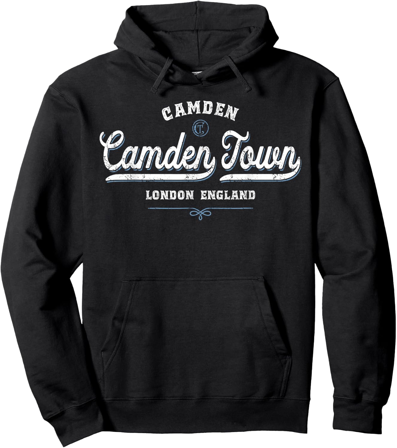 Camden Town London England Hoodie - Hoodie | Black
