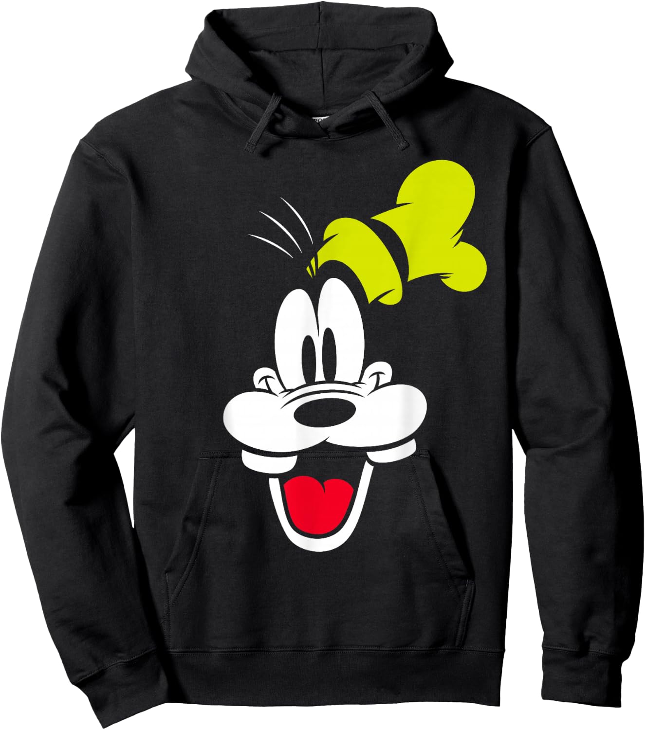 Disney Goofy Big Face Hoodie - Hoodie | Black