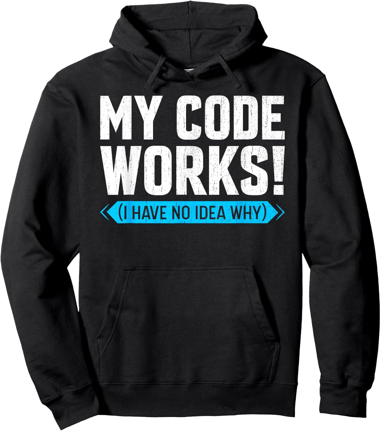 My Code works Funny Programmer Coding Hoodie - Hoodie | Black