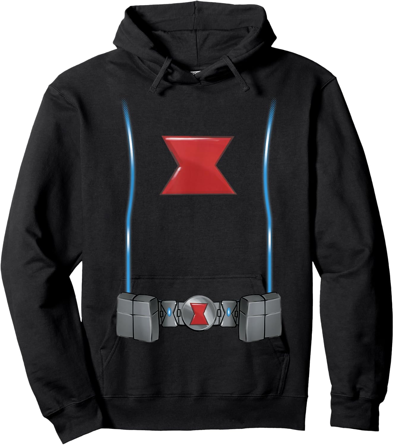 Marvel Halloween Black Widow Spy Costume Hoodie - Hoodie | Black