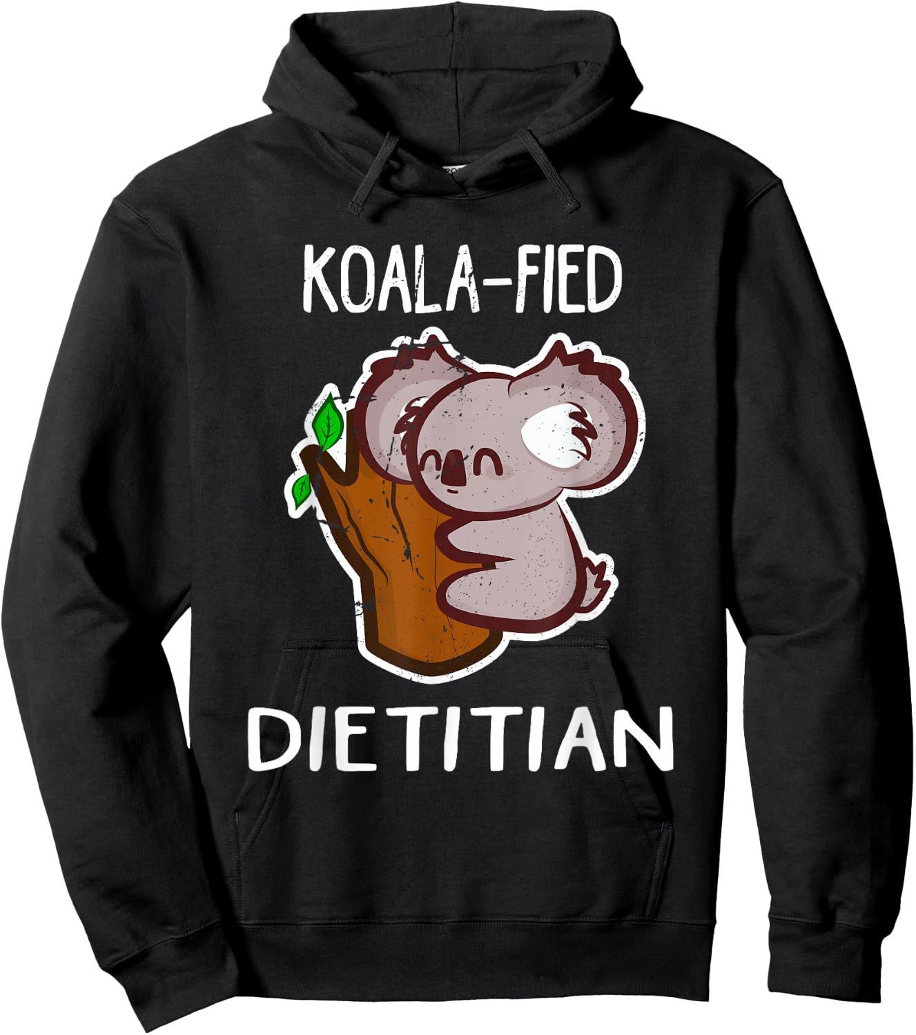 RD Koala-Fied Registered Dietitian Nutritionist Day T Shirt Hoodie - Hoodie | Black