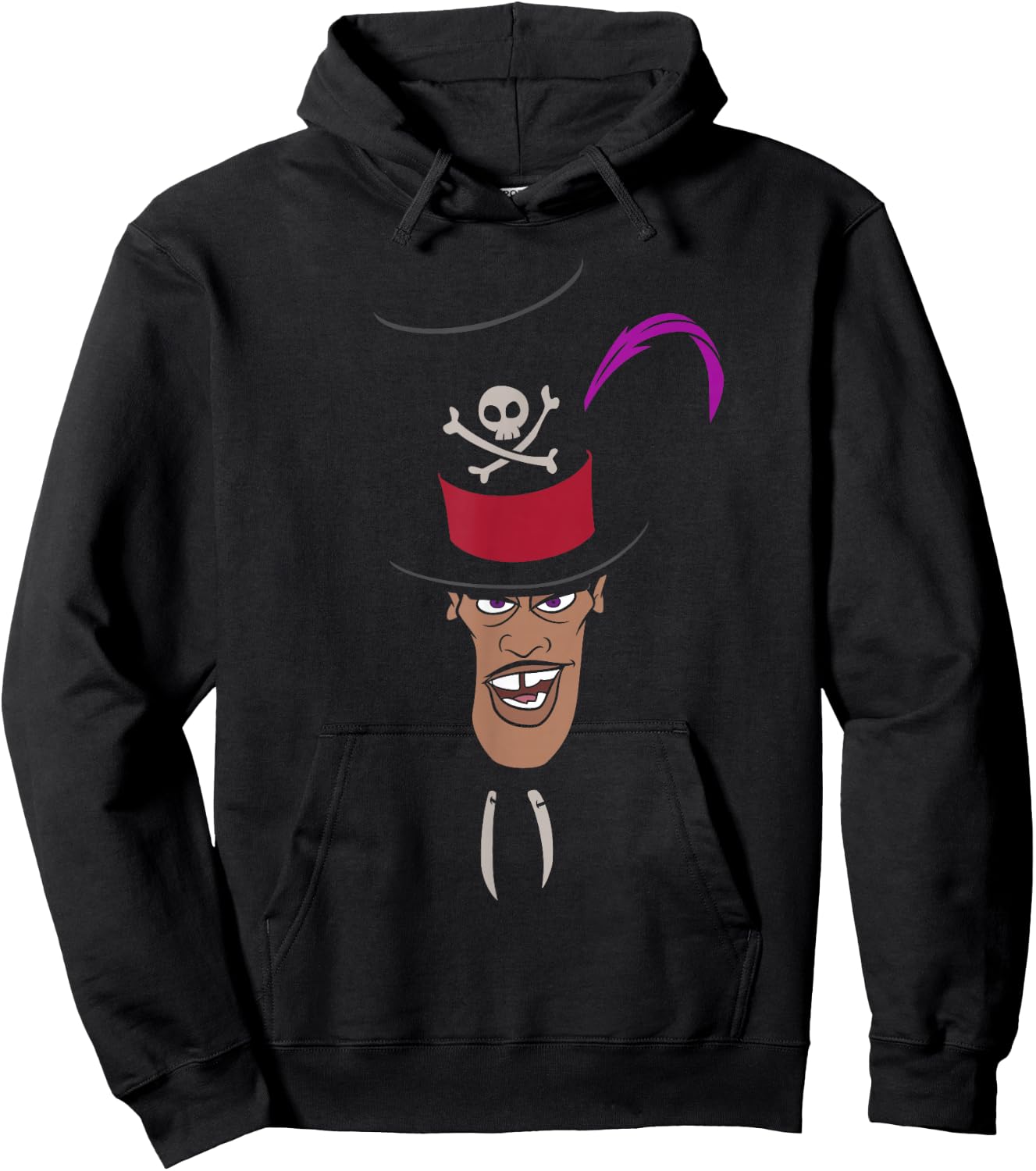 Disney Villains Dr. Facilier Face Hoodie - Hoodie | Black