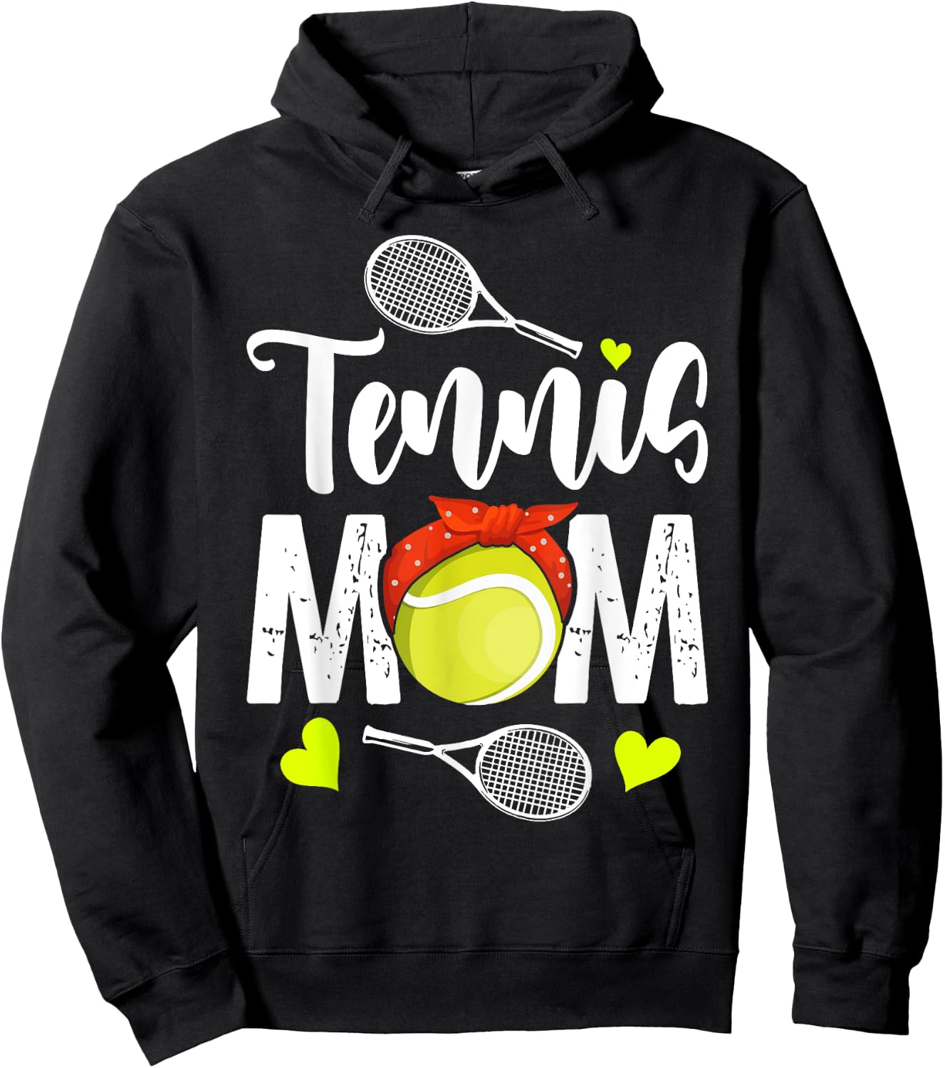 Tennis Mom Hoodie - Hoodie | Black