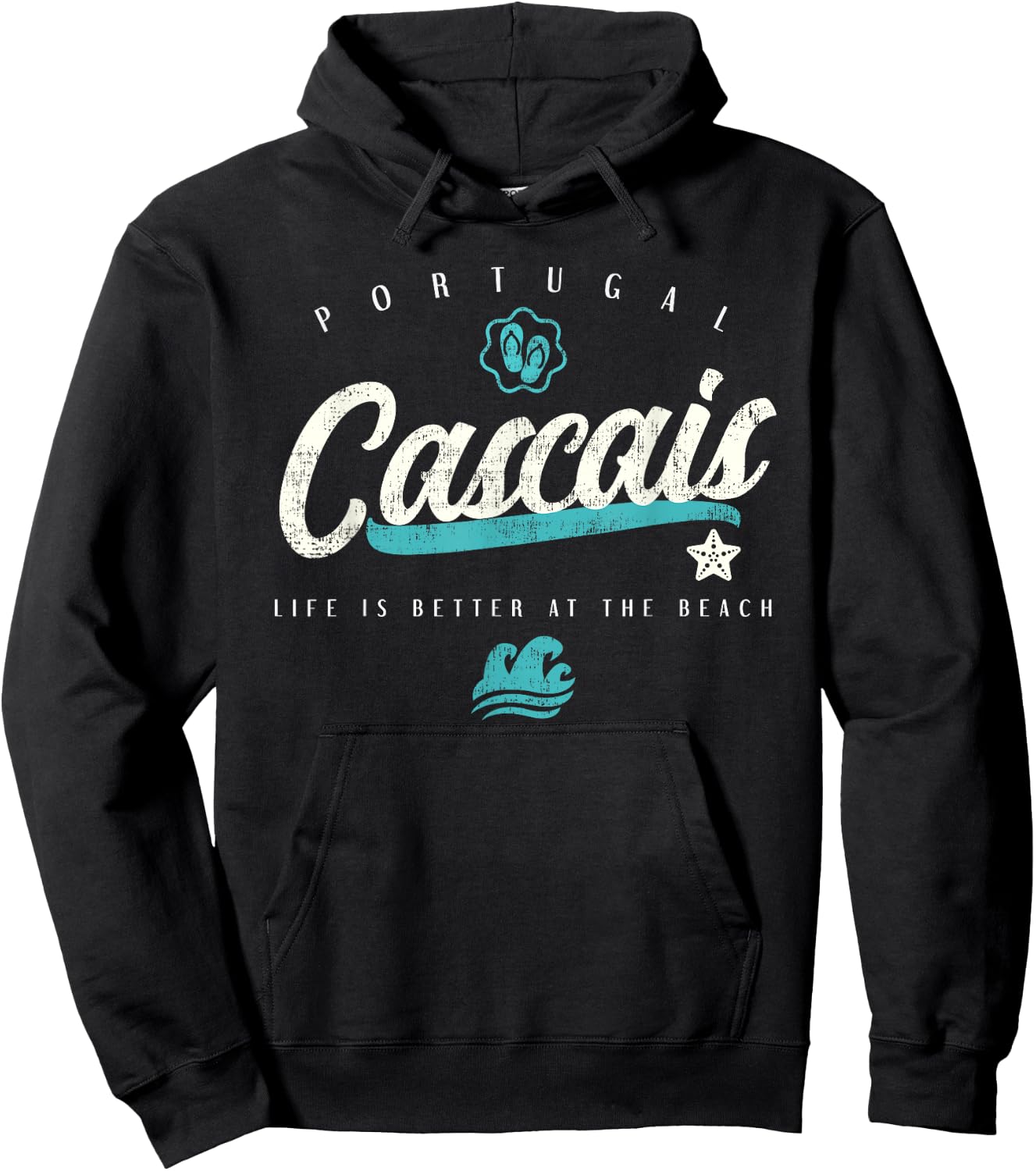 Cascais - Portugal Beach Men Women Kids Hoodie - Hoodie | Black