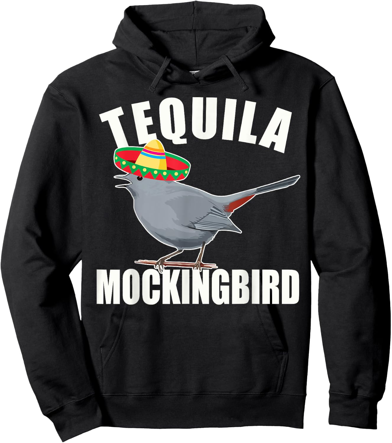 Tequila Mockingbird - Funny Bar Hopping May 5th T Shirt Hoodie - Hoodie | Black