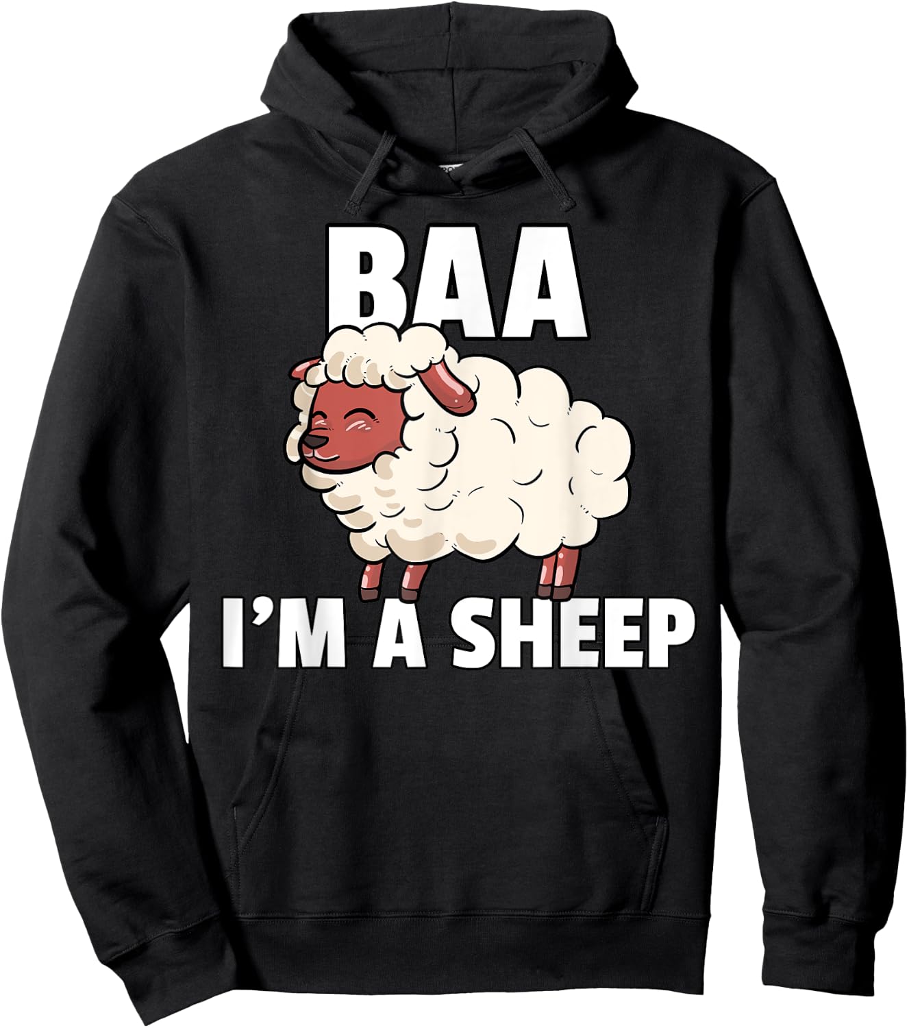 I'm A Sheep Costume For A Lamb Farmer Hoodie - Hoodie | Black