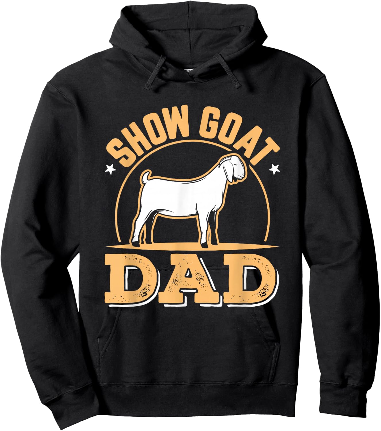 Show Goat Dad Livestock Stock Show Boer Hoodie - Hoodie | Black