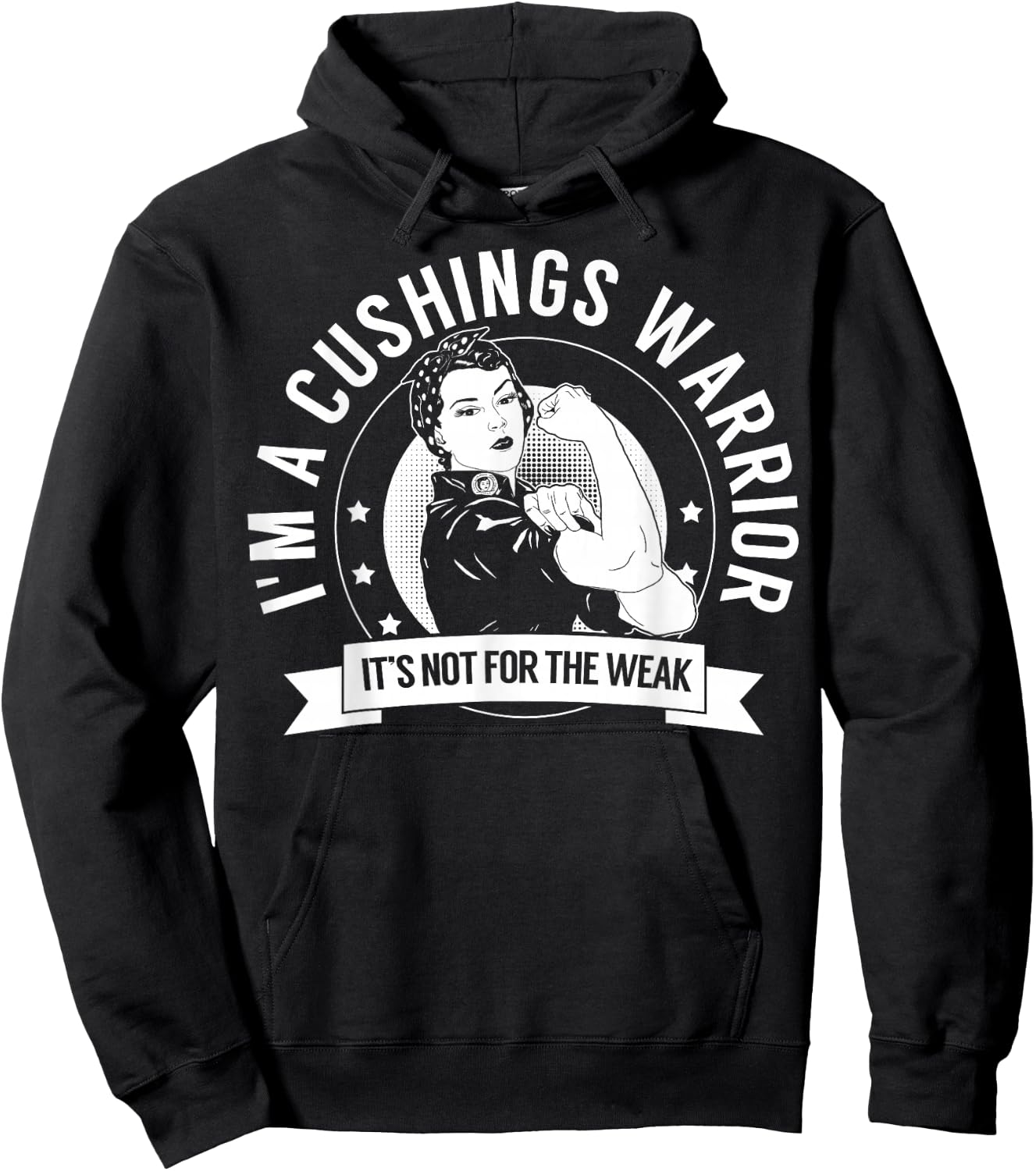 Cushing's Warrior NFTW - Cushing's Disease Awareness Hoodie - Hoodie | Black