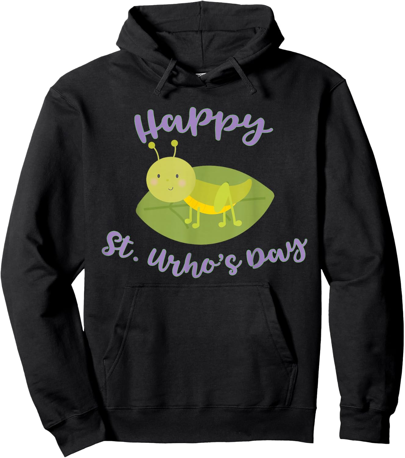 St Urho's Day Finnish Grasshopper Hoodie - Hoodie | Black