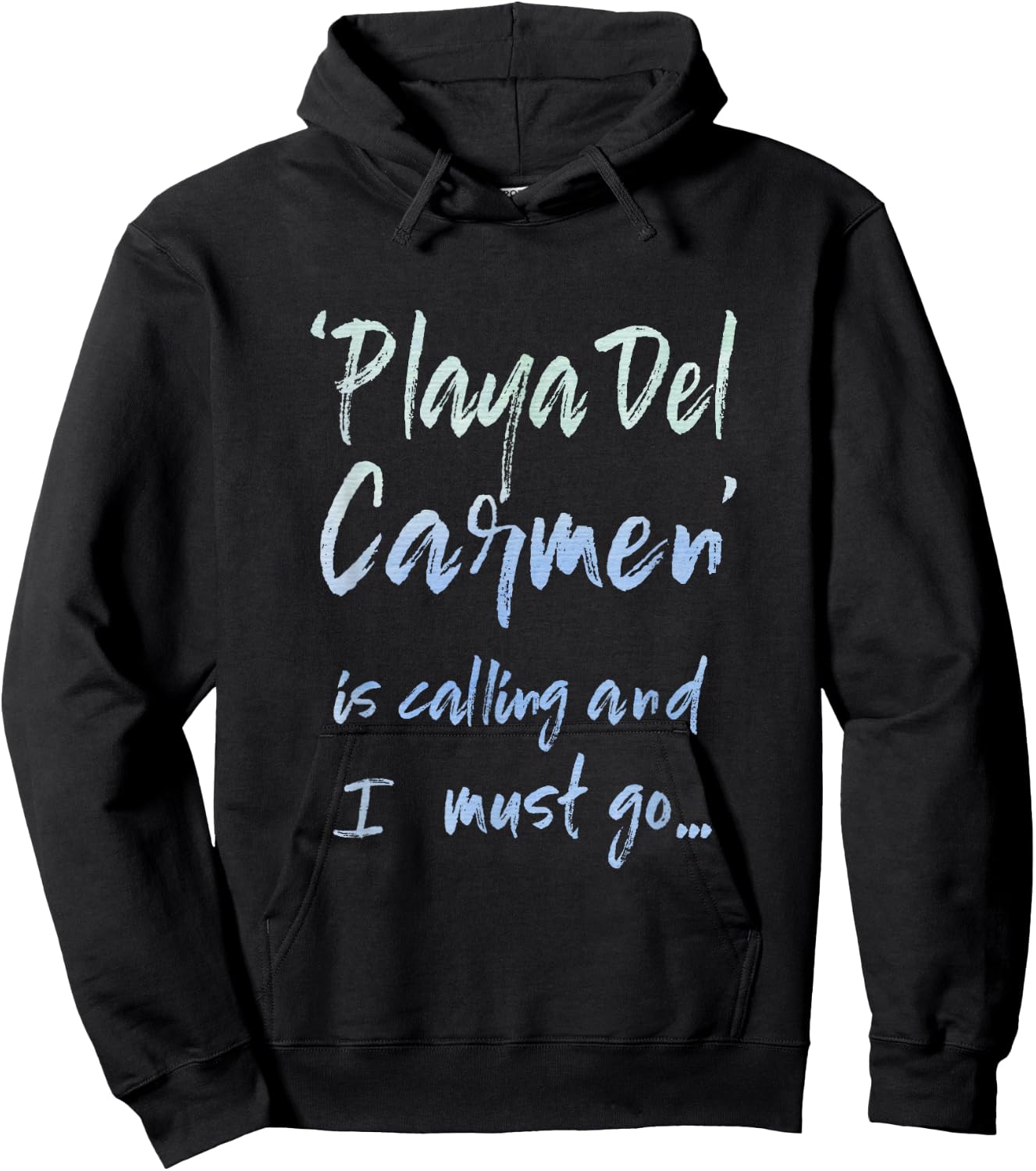 Playa Del Carmen Vacation Hoodie - Hoodie | Black
