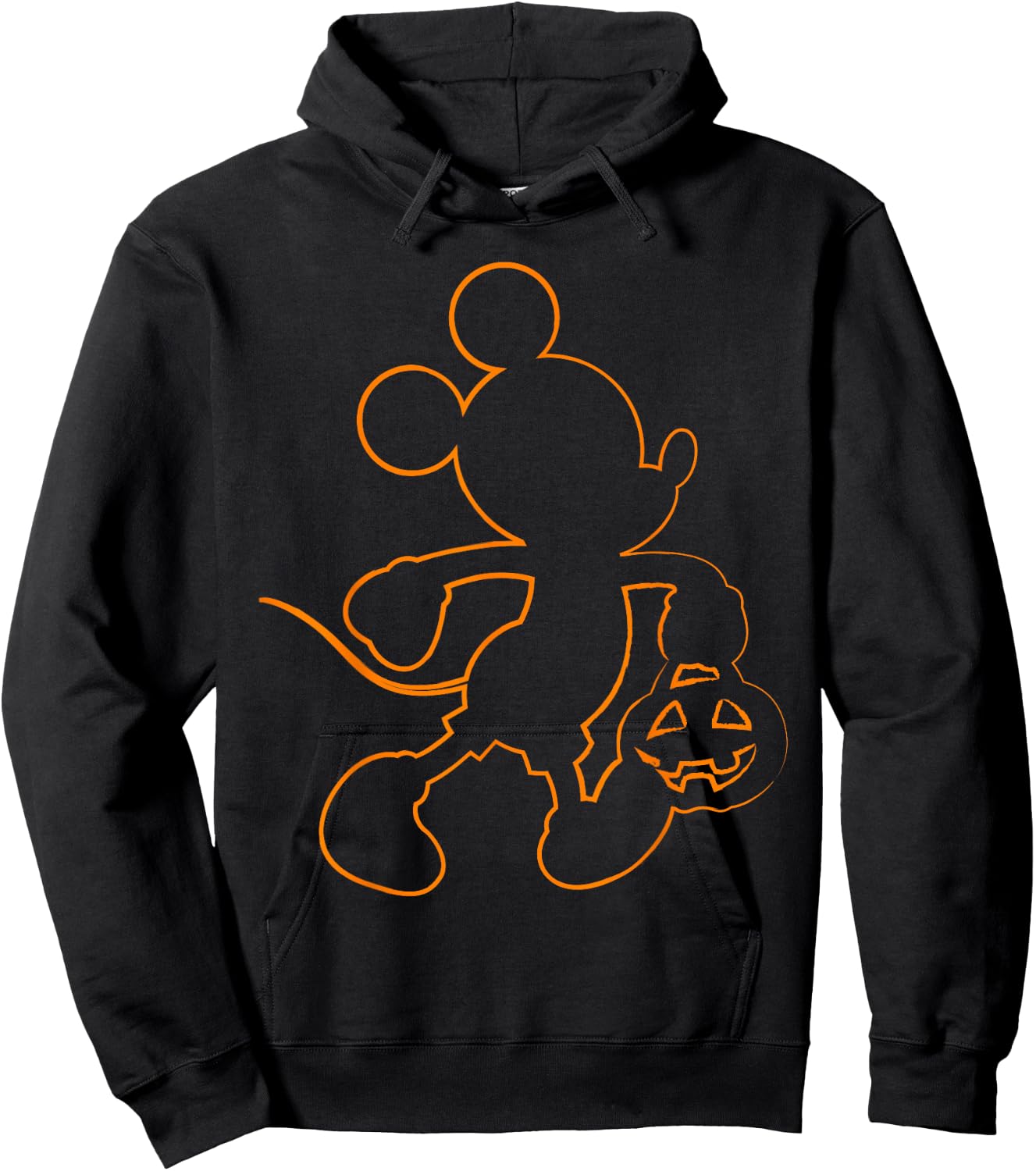 Disney - Mickey Mouse Halloween Outline Hoodie - Hoodie | Black
