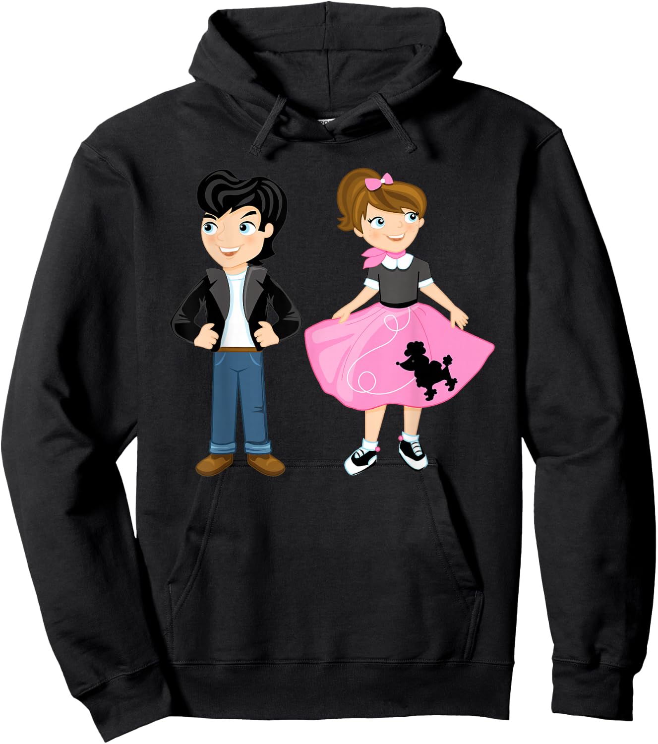 Sock Hop T Shirt Hoodie - Hoodie | Black