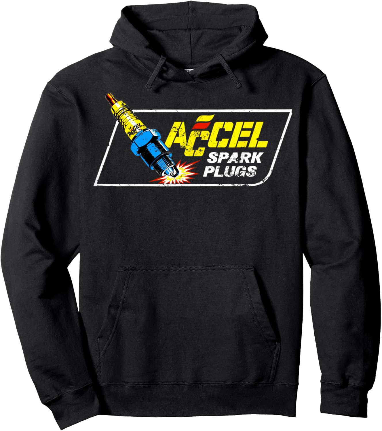 Vintage Spark Plug Retro Lover Car Parts Tuner Sparky Gifts Hoodie - Hoodie | Black