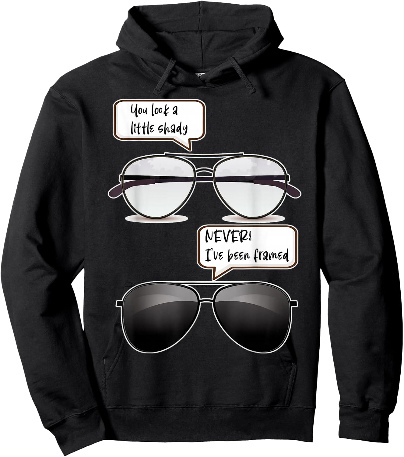 Optician Shady Or Framed Funny Optometry Hoodie - Hoodie | Black