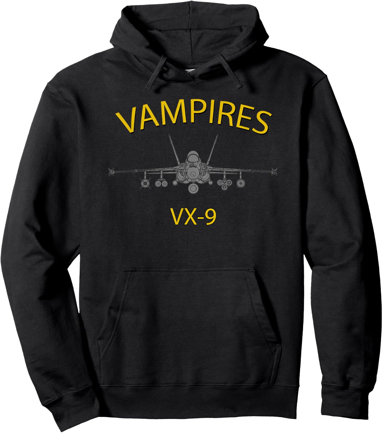 VX-9 Vampires Air Test and Evaluation Squadron F-18 Hoodie - Hoodie | Black