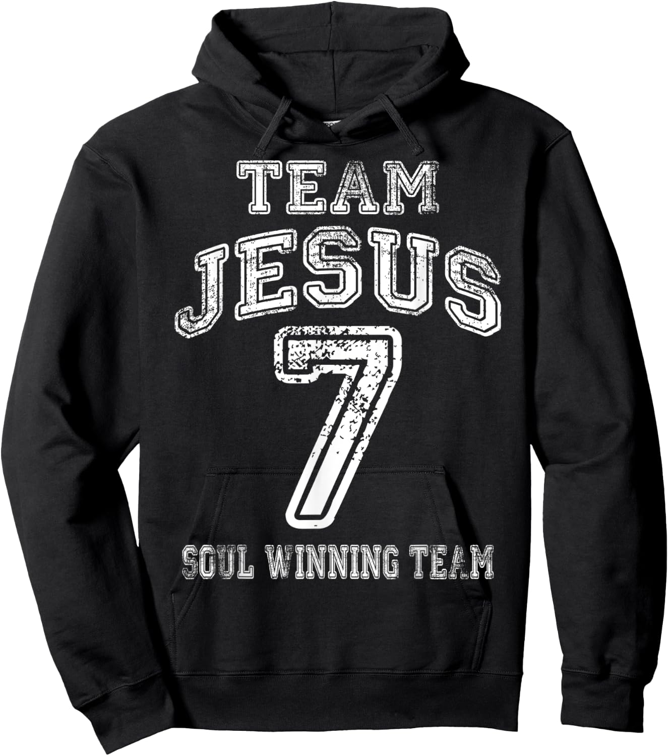 Christian Shirts - Team Jesus Faith Shirt Hoodie - Hoodie | Black