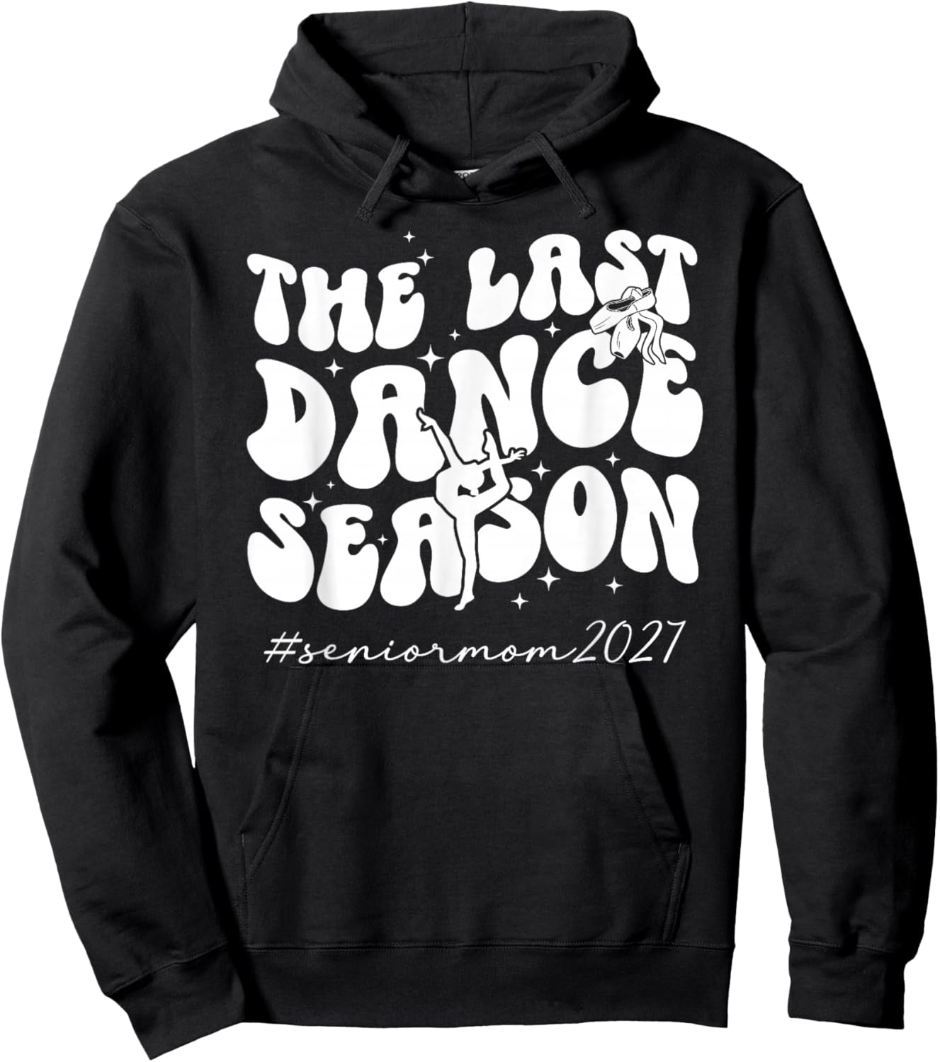 Groovy Dance Senior Mom of A Senior Dancer Mama 2027 Hoodie - Hoodie | Black