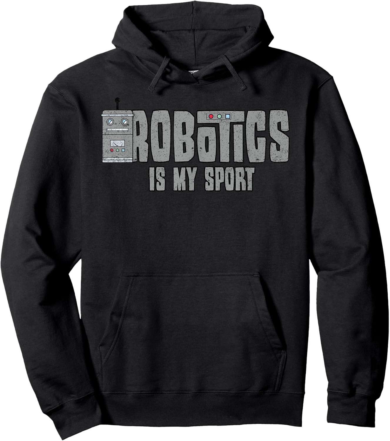 Robotics Is My Sport Robot Engineering Vintage Robotics Hoodie - Hoodie | Black