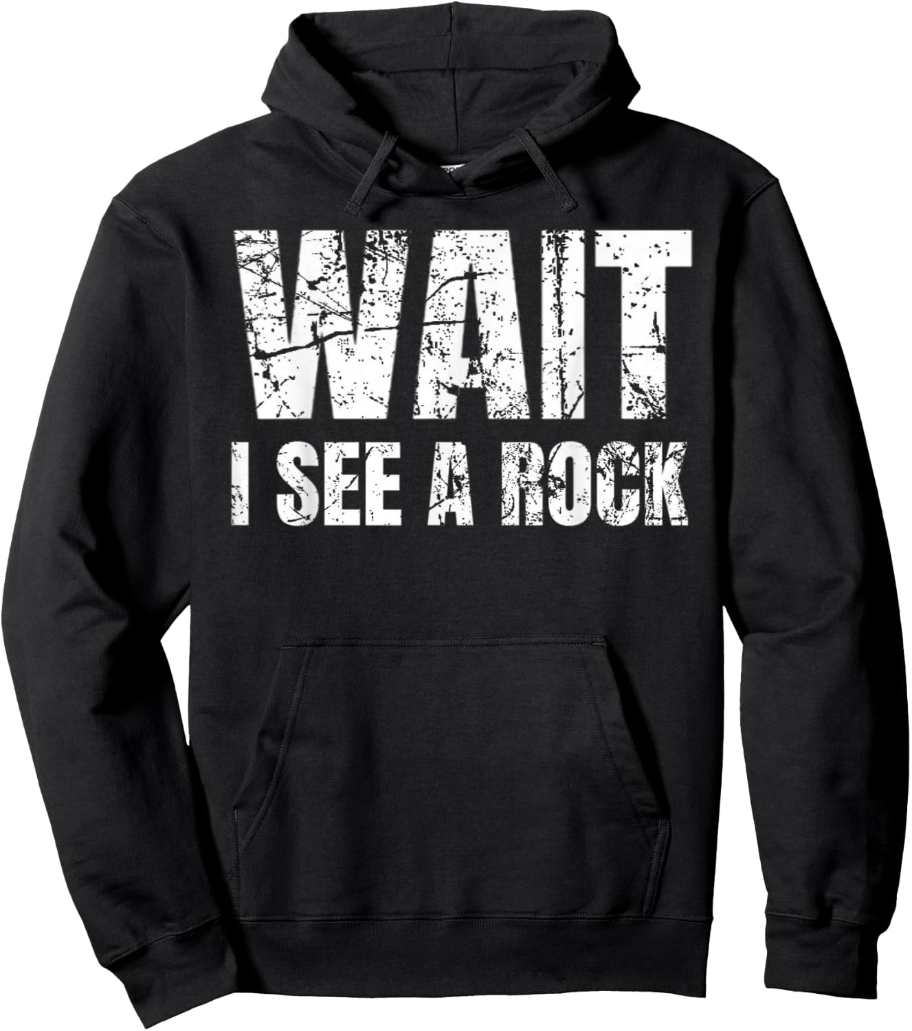 Gift Geologist Collectors Funny Rock Wait I See A Rock Hoodie - Hoodie | Black