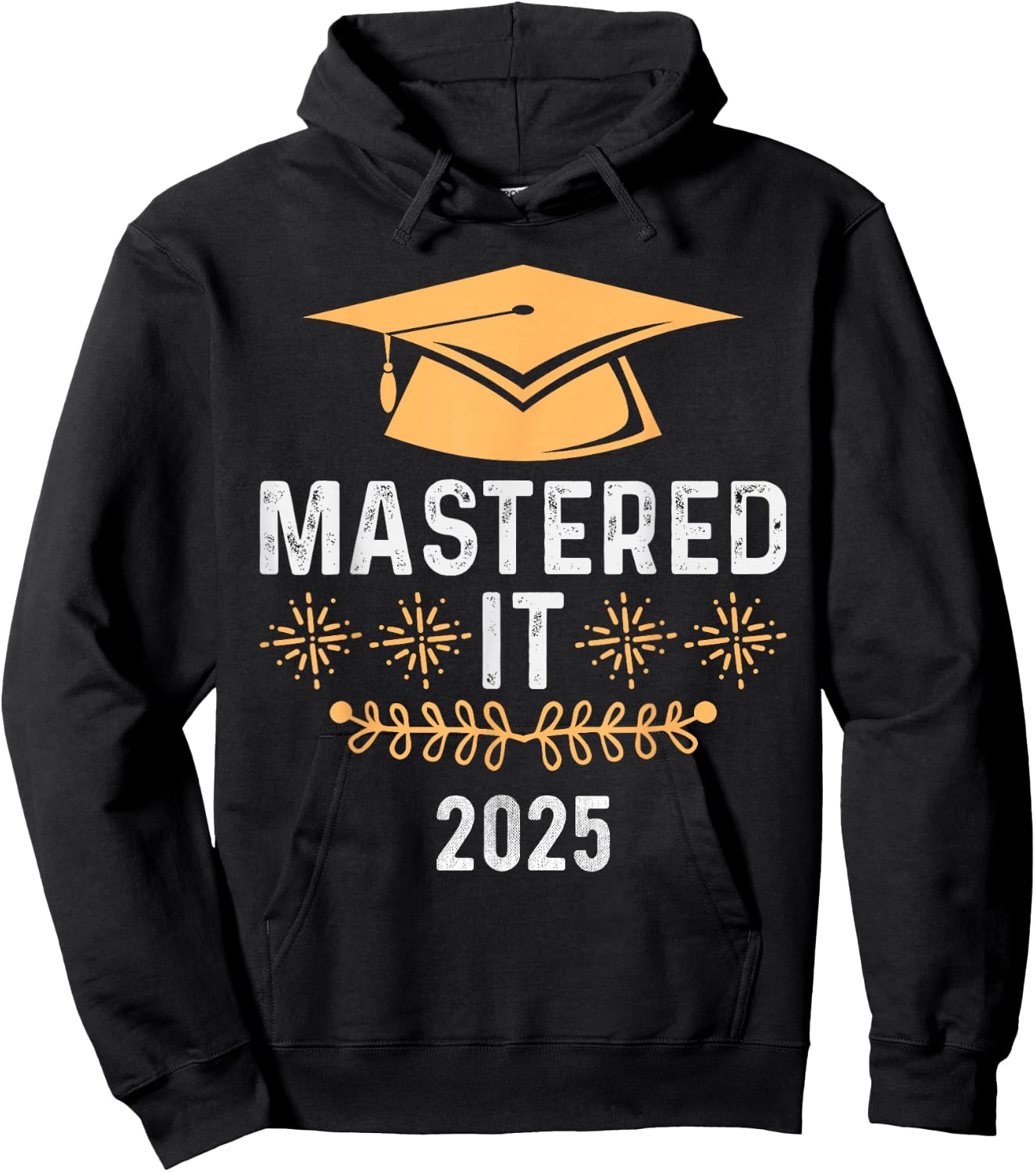 Mastered It 2025 Masters Degree Graduation Graduate Mba Hoodie - Hoodie | Black