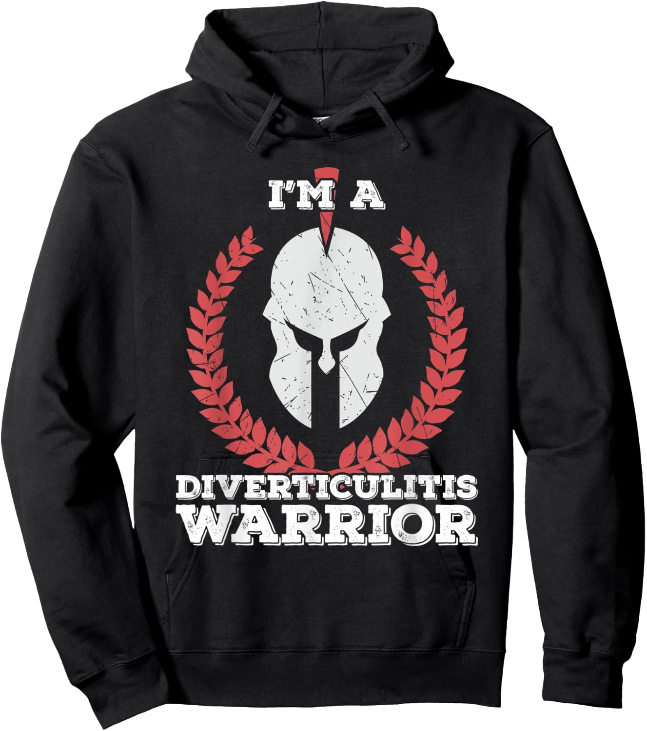 I'm a Diverticulitis Warrior Diverticulitis Awareness Hoodie - Hoodie | Black
