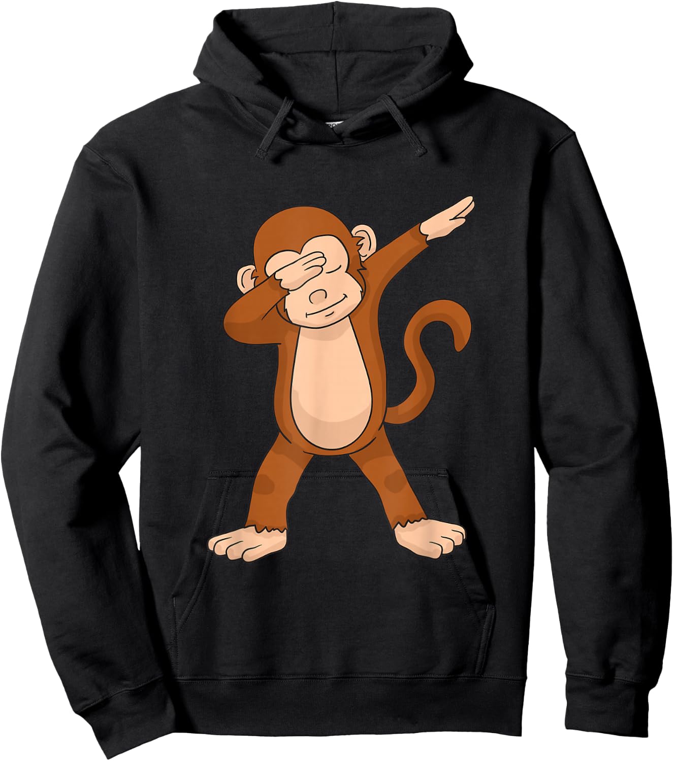 Dabbing Monkey Funny Dab Gift Hoodie - Hoodie | Black