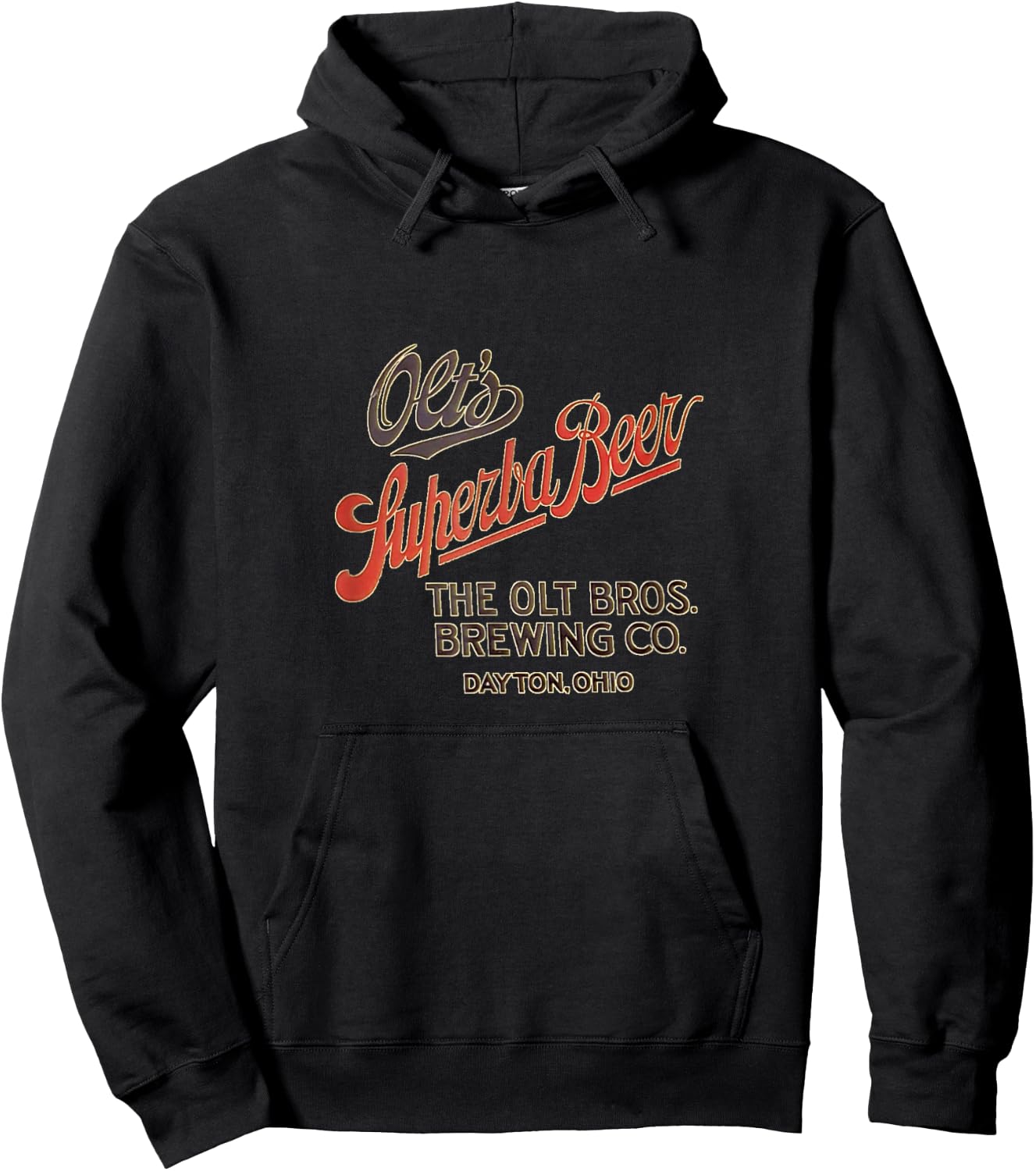 Olt's Superba Beer Dayton Ohio Hoodie - Hoodie | Black