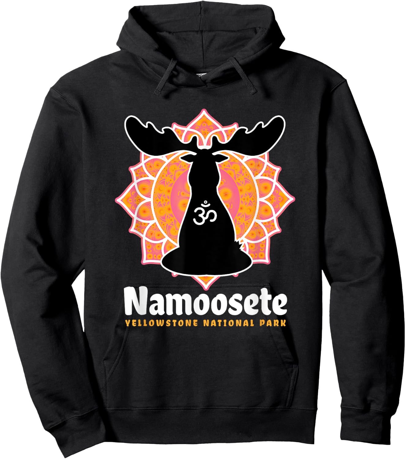 Yellowstone National Park Meditation Lover Cute Funny Gift Hoodie - Hoodie | Black