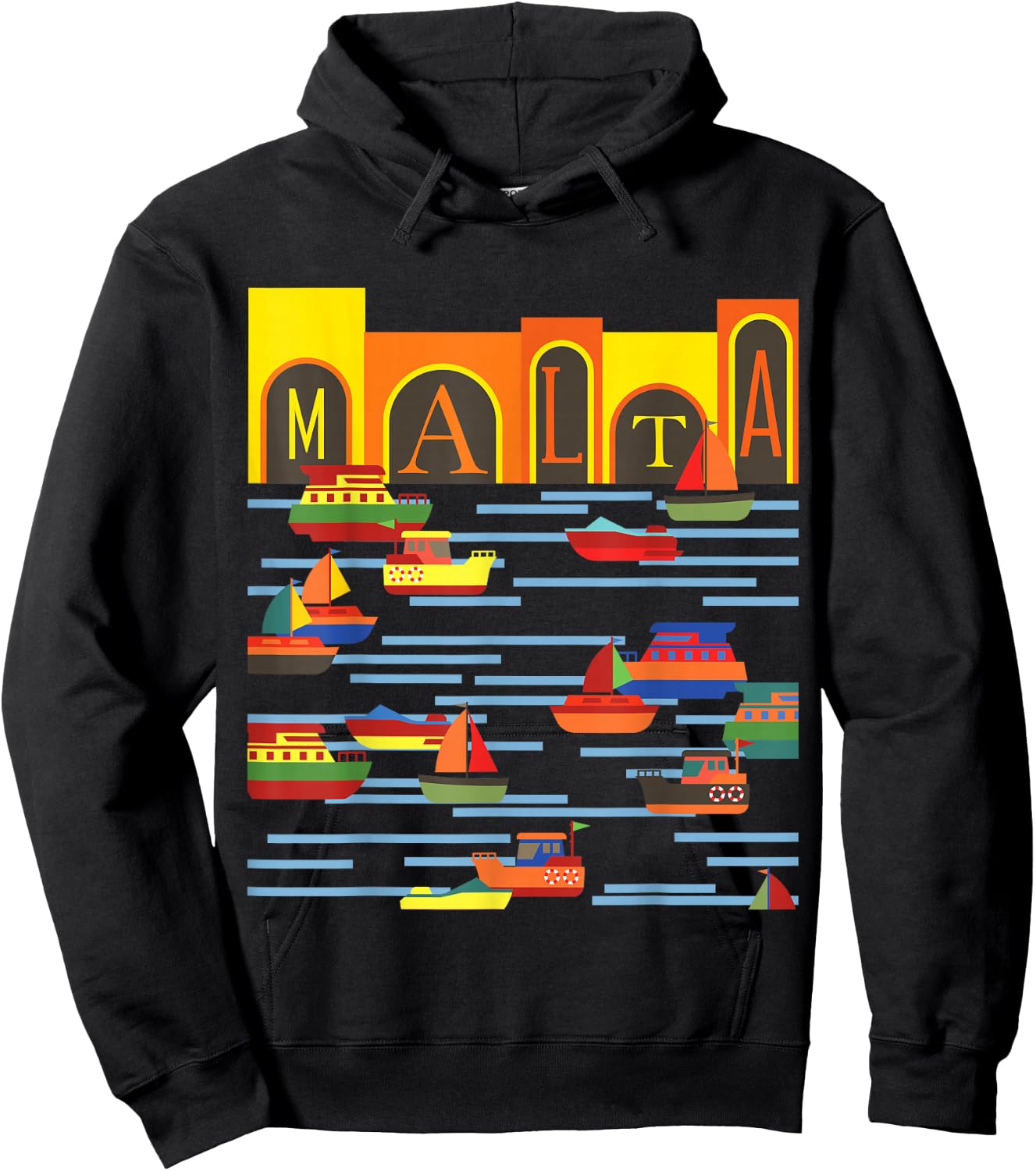 Port Island Malta Hoodie - Hoodie | Black