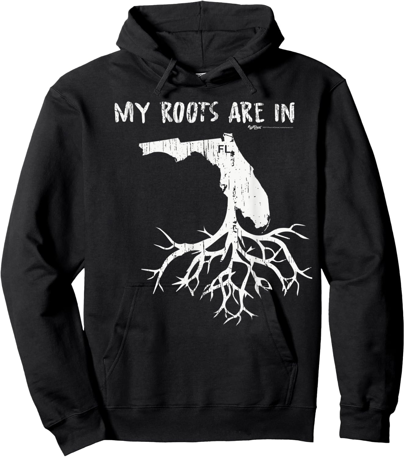 Vintage My Roots Are In Florida State Hoodie - Hoodie | Black