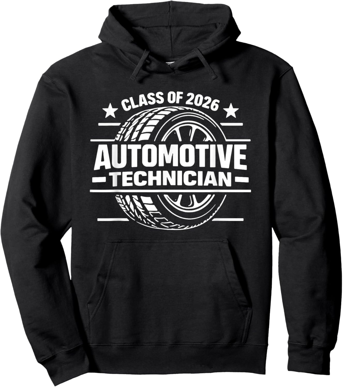 Class of 2026 Automotive Technician Graduate Hoodie - Hoodie | Black