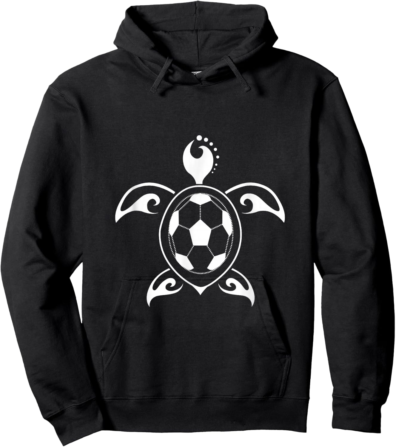 Cute Football Sea Turtle Hoodie - Hoodie | Black