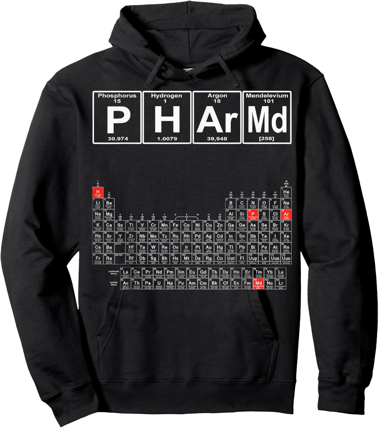 PharmD - Pharmacy Graduate - Pharmacy School Gift Hoodie - Hoodie | Black