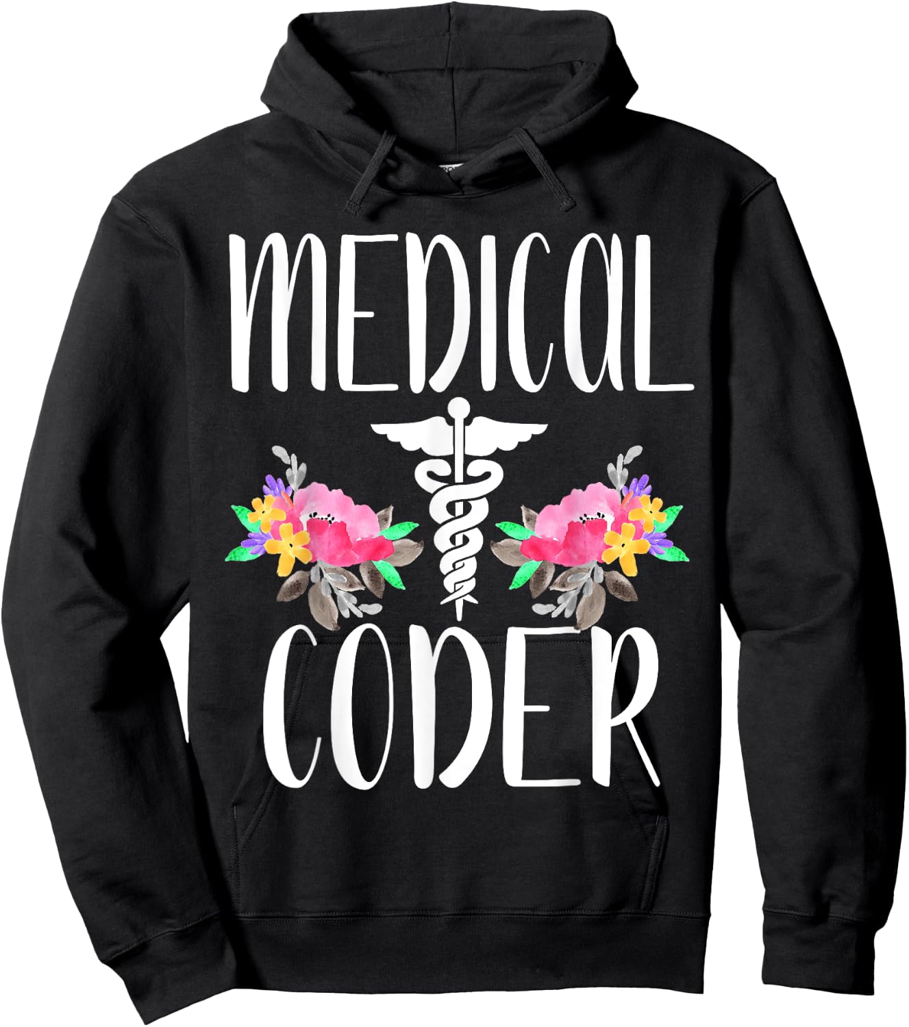Medical Coder Gift shirt Cute medical coding Hoodie - Hoodie | Black