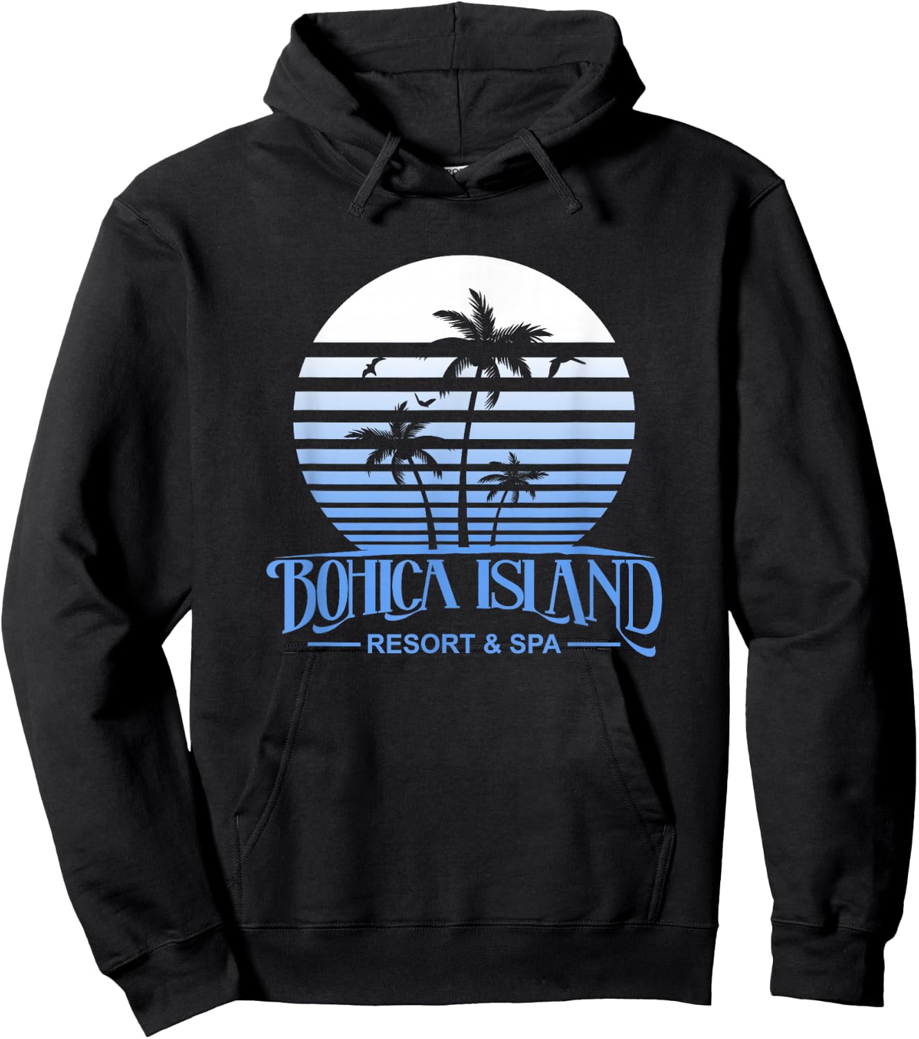 Funny Beach Bohica Island Resort And Spa Military Veteran Men Women Hoodie - Hoodie | Black