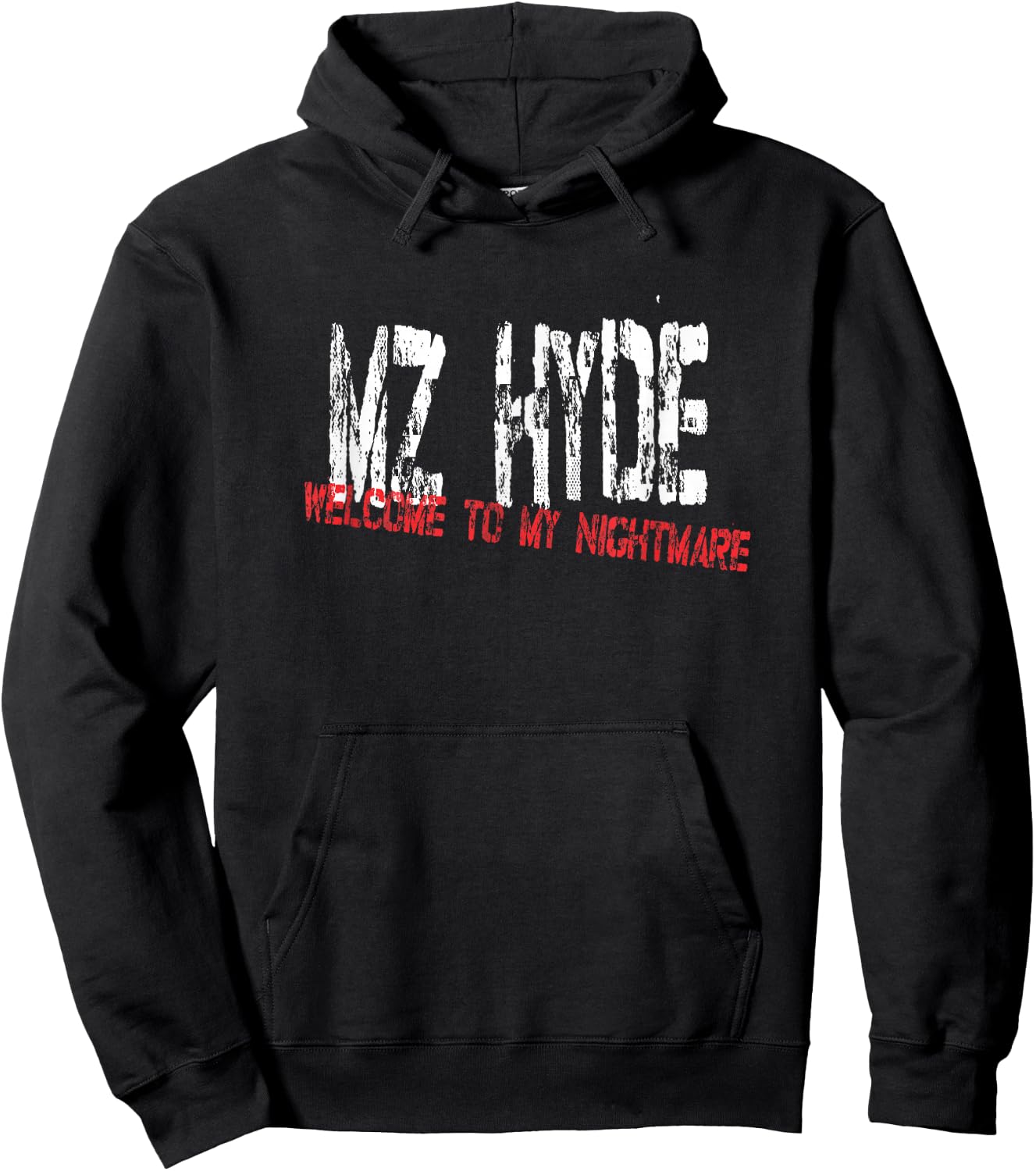 MZ Hyde Graphic t Shirt Hoodie - Hoodie | Black
