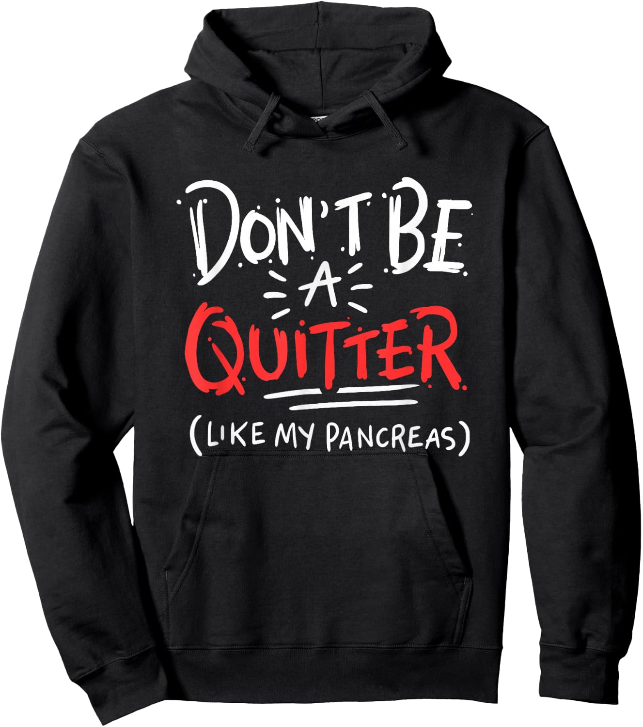 Funny Type One Diabetes , Type One Diabetes Hoodie - Hoodie | Black