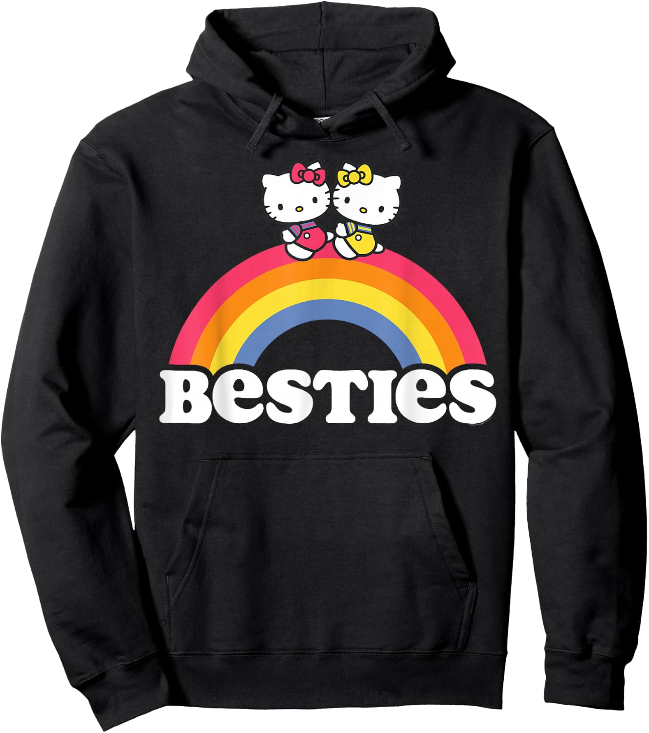 Hello Kitty and Mimmy Besties Shirt Hoodie - Hoodie | Black