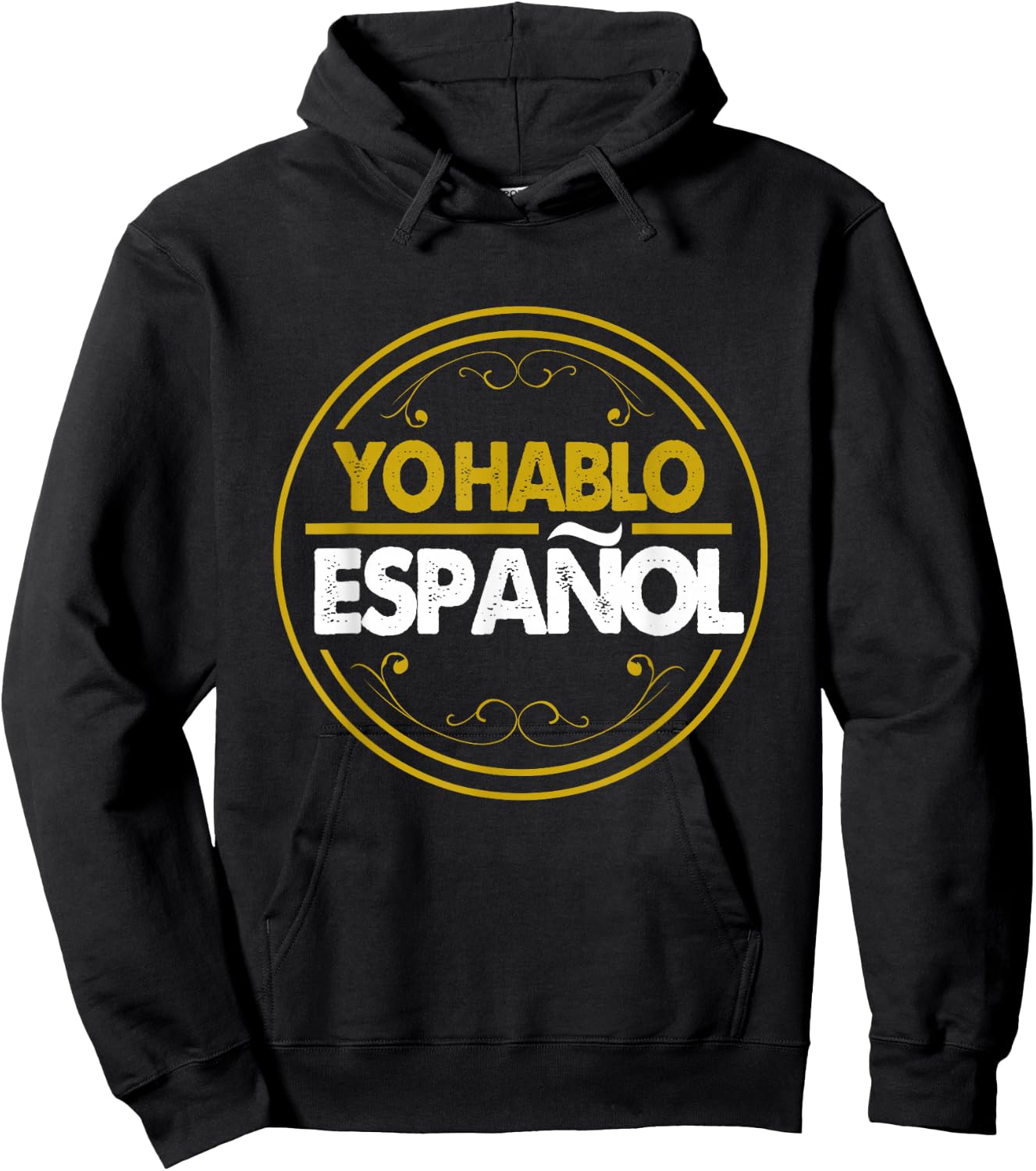 Yo Hablo Espanol Speak Languages Hoodie - Hoodie | Black