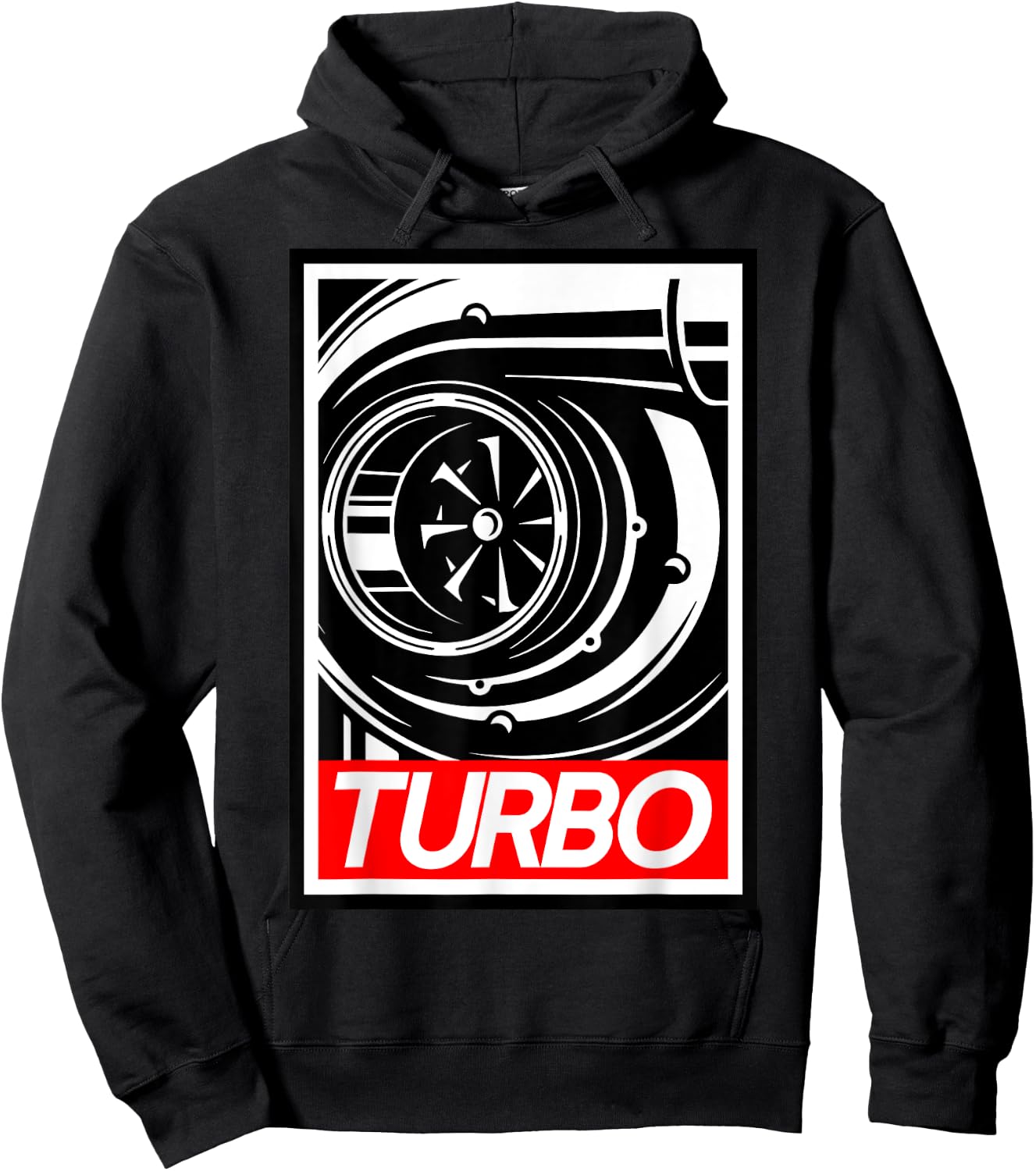 Turbo For people who love boost, racing and drifting. Hoodie - Hoodie | Black