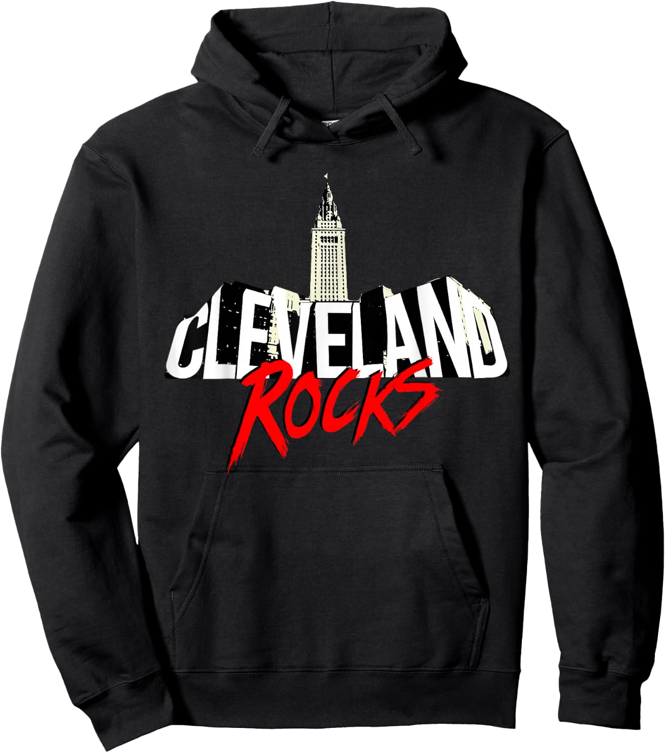 Cleveland Rocks Cleveland Shirt Ohio T Shirts Women Men Kids Hoodie - Hoodie | Black