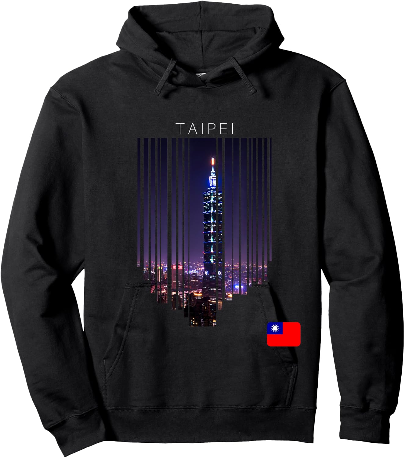 Taipei Taiwan Flag Hoodie - Hoodie | Black