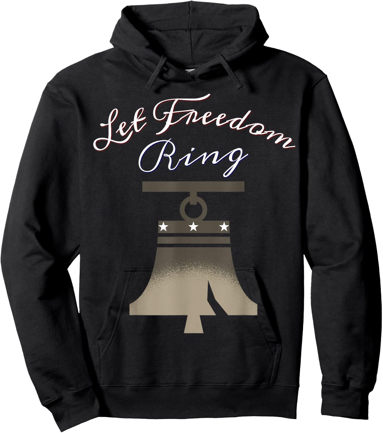 Let Freedom Ring - 4th of July - Liberty-Bell Women Kids Men Hoodie - Hoodie | Black