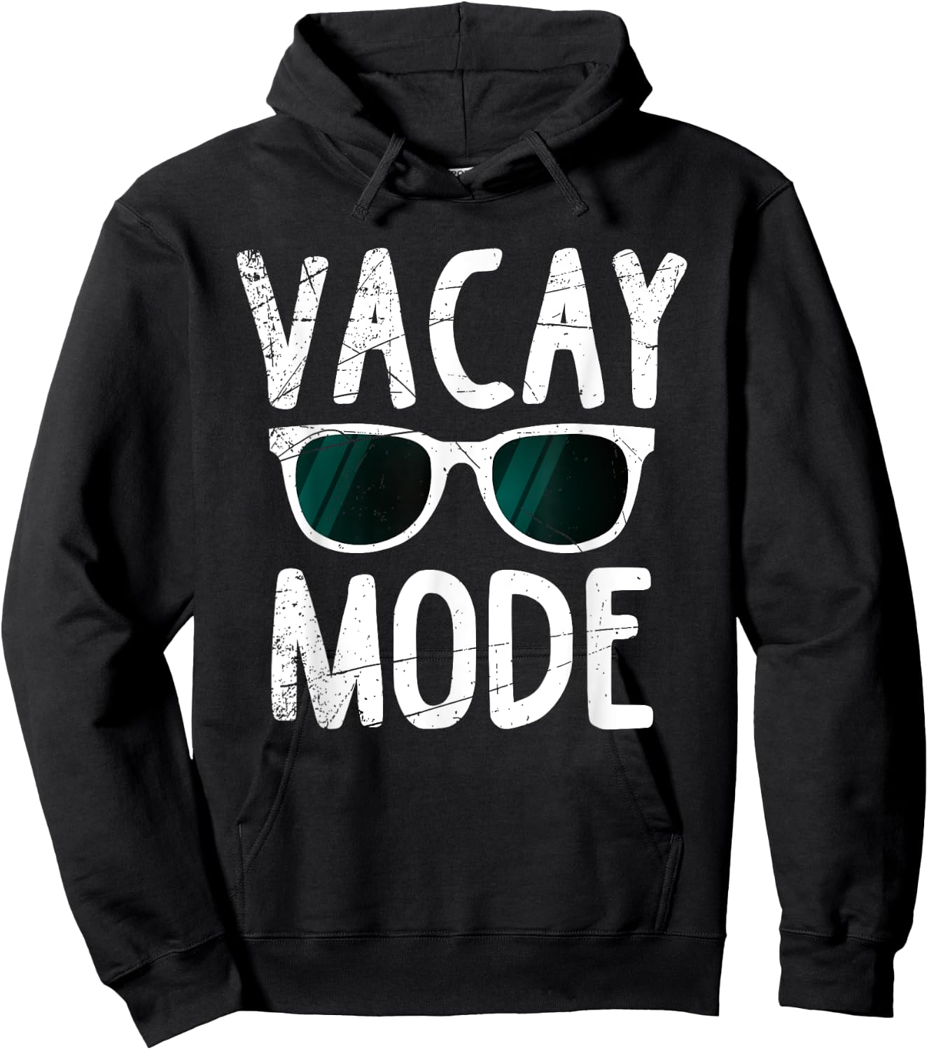 Vacay Mode Funny Family Vacation Beach Holiday Travel Gift Men Women Girls Kids Hoodie - Hoodie | Black