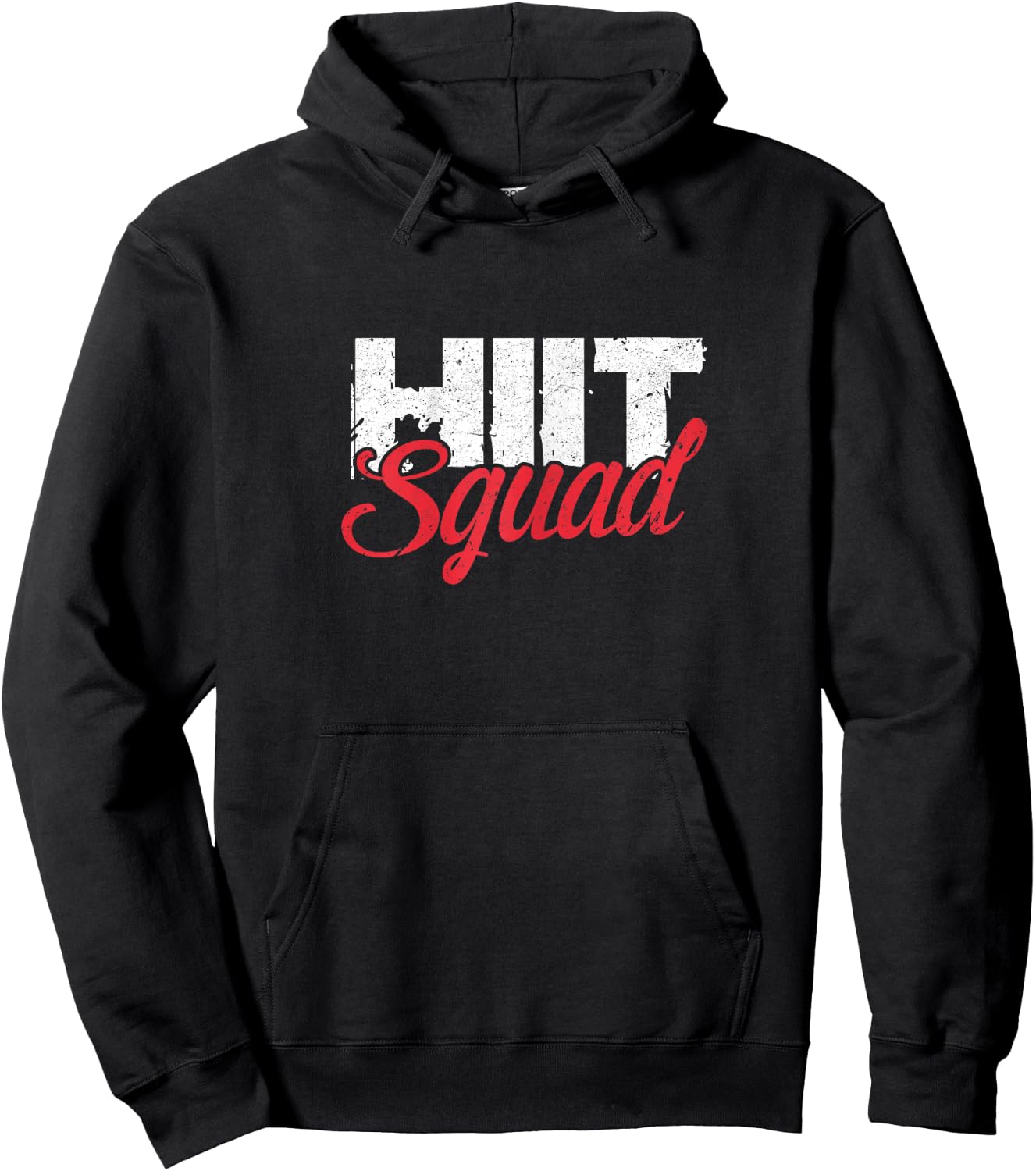 HIIT Squad Funny Training Workout Gymnastics Fitness Hoodie - Hoodie | Black