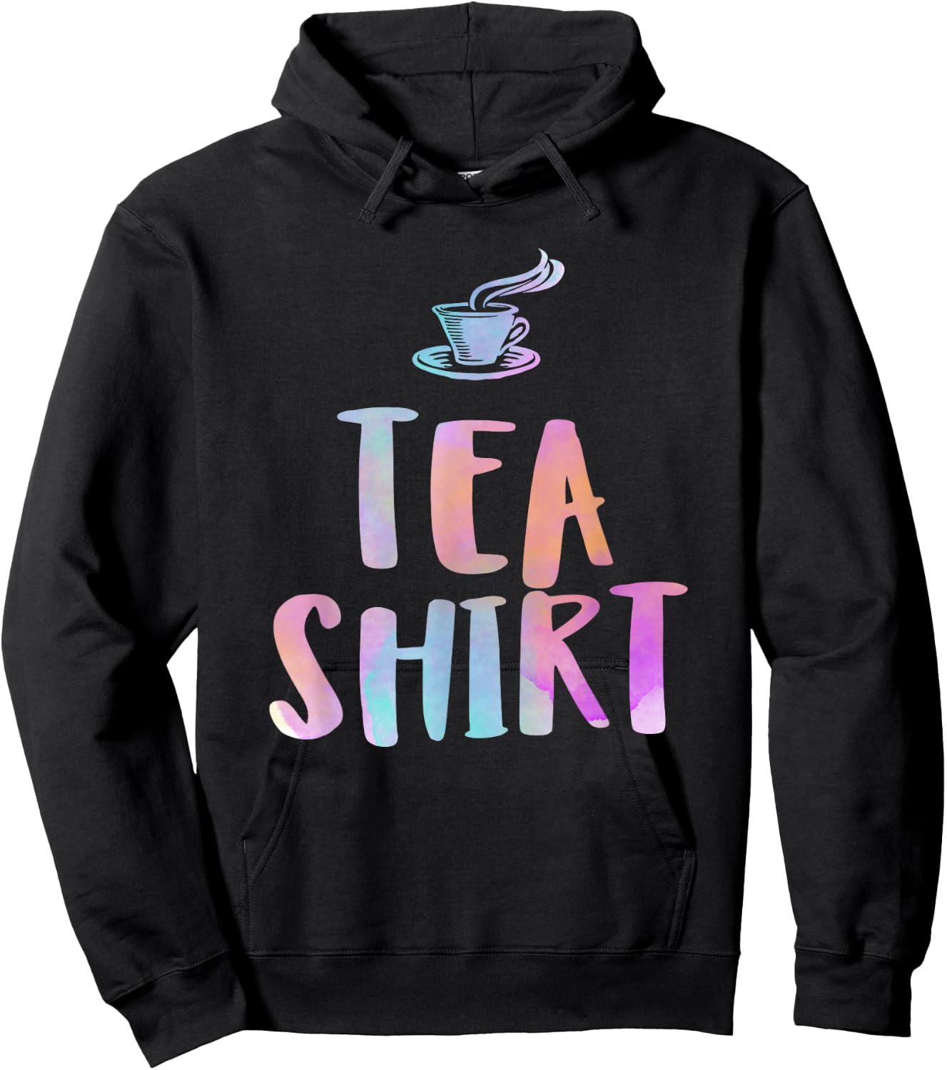 It's Tea Time Gift I Cup of Tea Drinking Lover Hoodie - Hoodie | Black