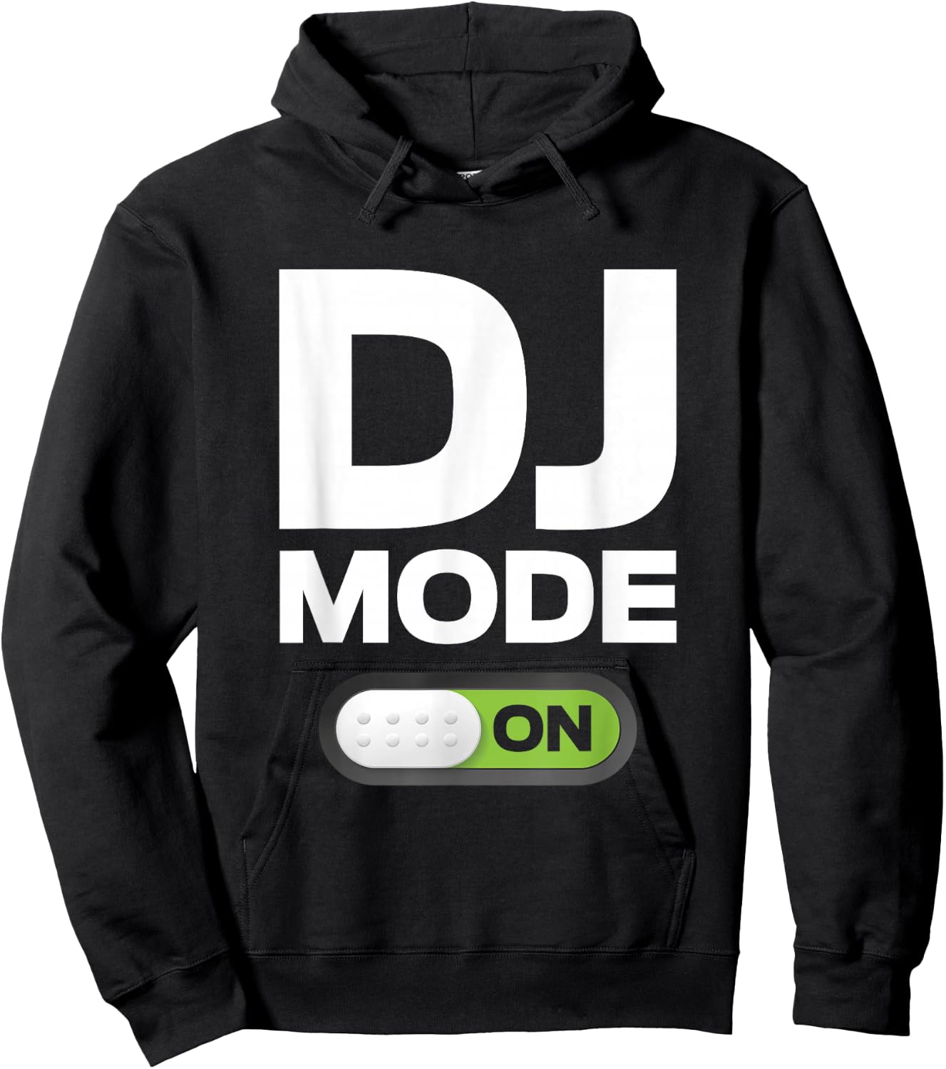 DJ Mode ON T Shirt Clothing Gift Disc Jockey Men & Women Hoodie - Hoodie | Black