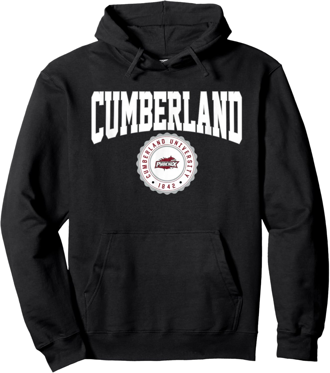 Cumberland University Phoenix Collegiate Seal Hoodie - Hoodie | Black