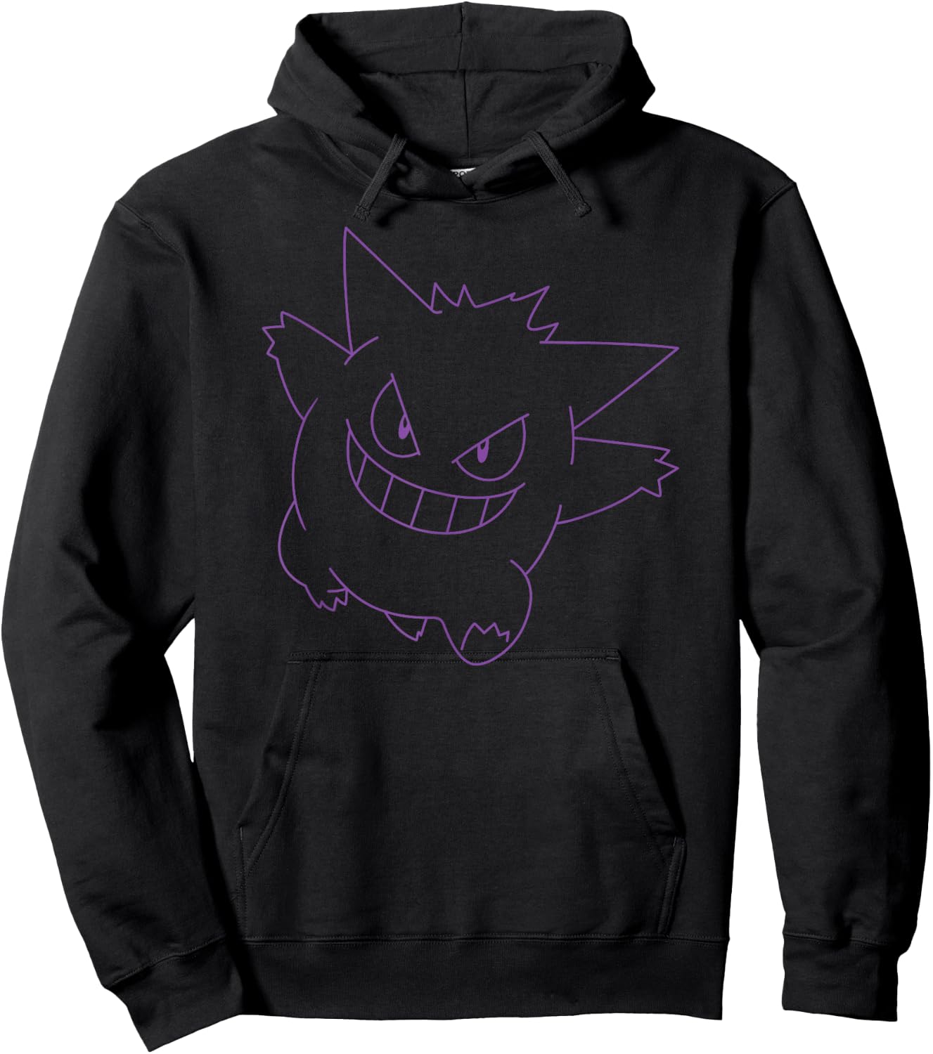 Pokémon Gengar Big Face Hoodie - Hoodie | Black